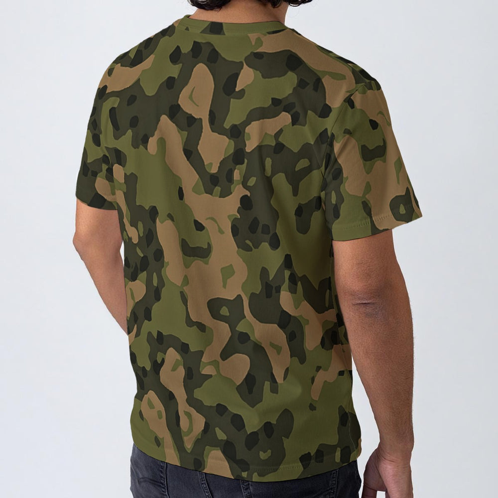 Norwegian M23 Norsk Skog Camo Men's O-Neck T-Shirt | 190GSM Cotton