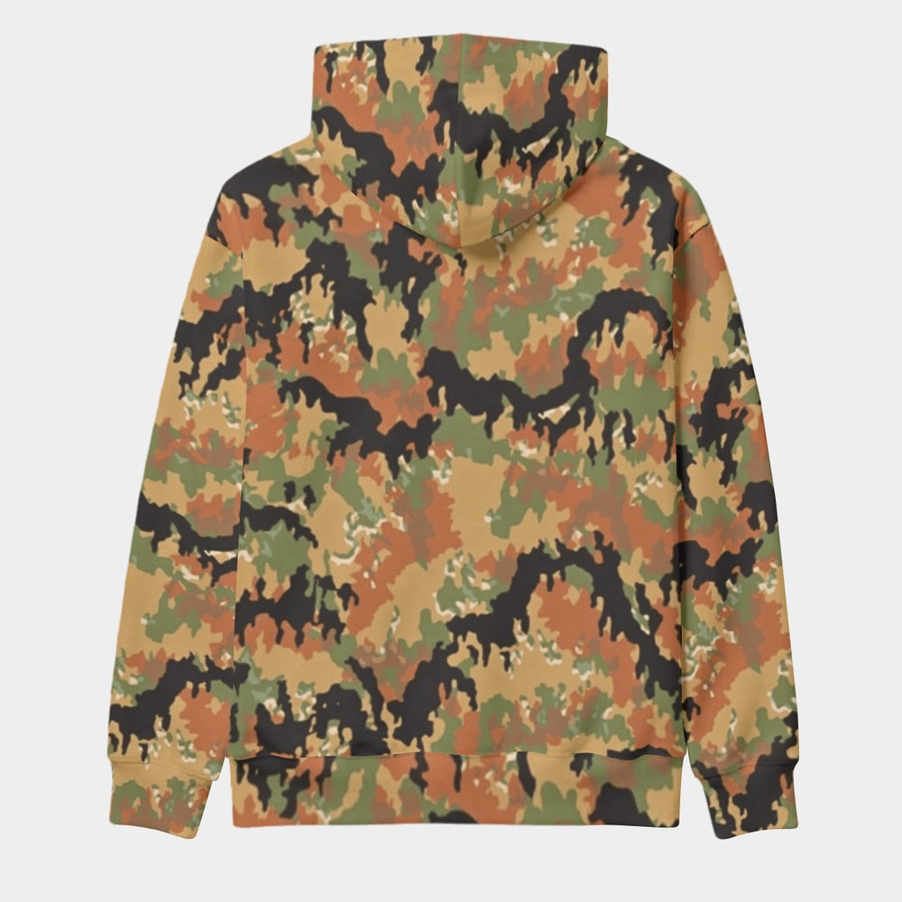 German Leibermuster Camo Men's Thicken Pullover Hoodie