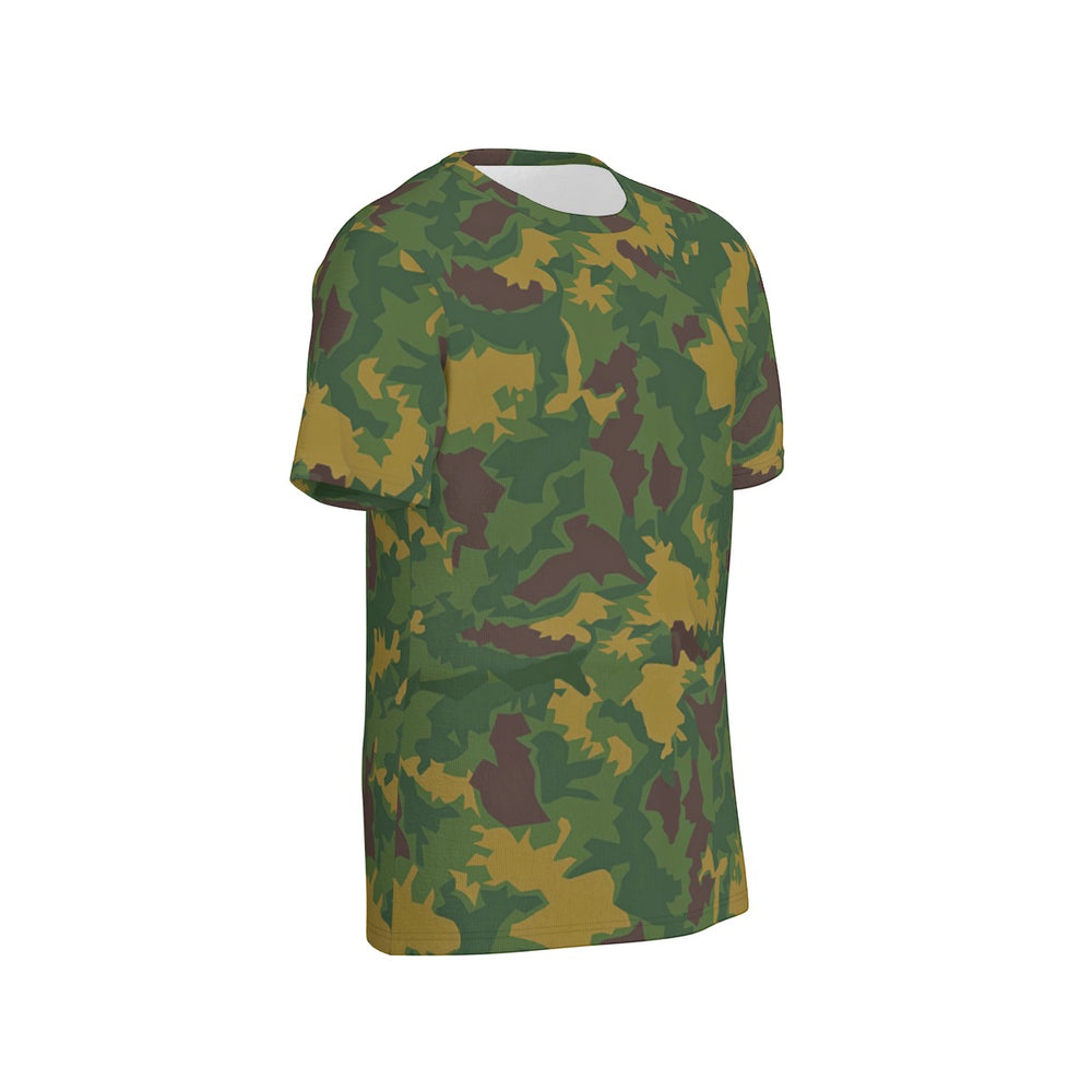 Hungarian Leaf Camo Men's O-Neck T-Shirt | 190GSM Cotton