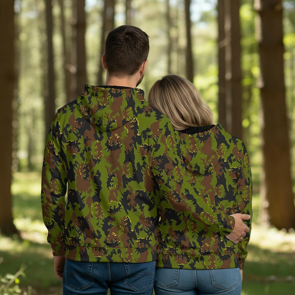 Lithuanian M05 Miško Camo Men's Thicken Pullover Hoodie