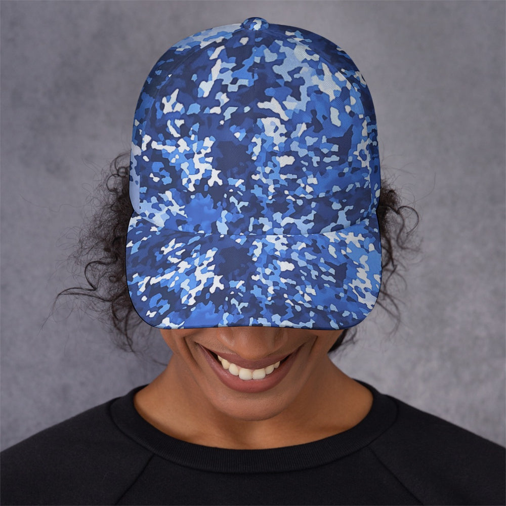 Belgian M19 NFP-Navy All-Over Print Peaked Cap With Box