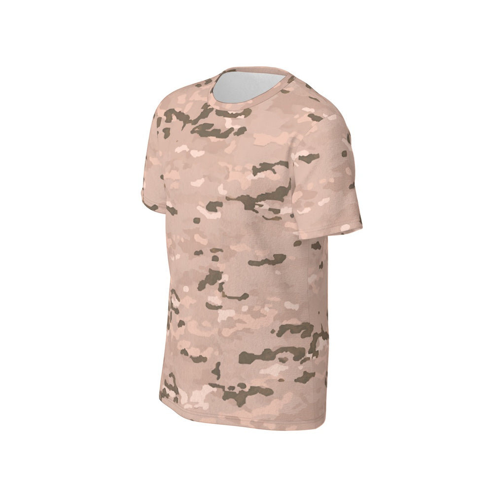 Spanish M09 Arido Camo Men's O-Neck T-Shirt | 190GSM Cotton