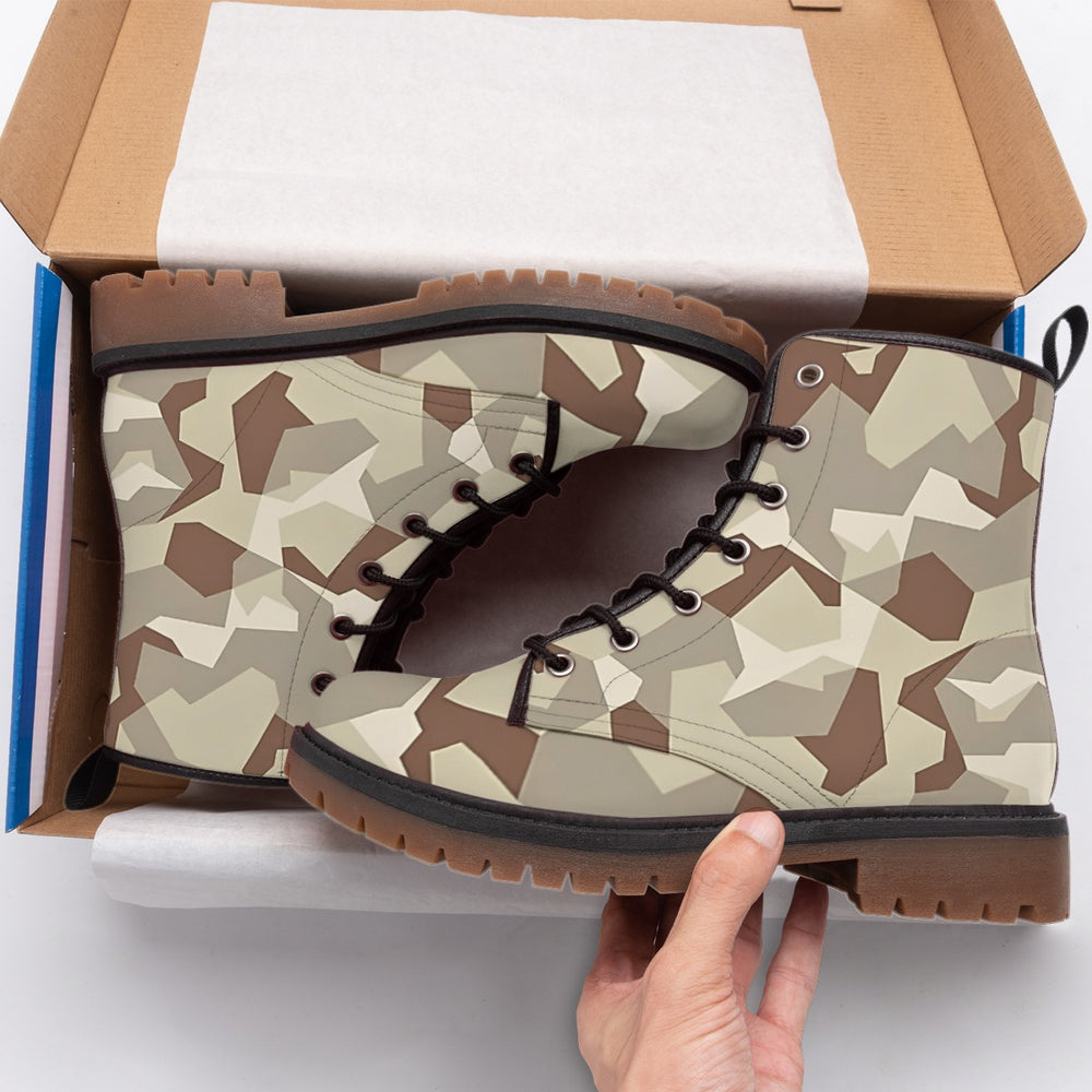 Swedish M90K Arid Camo Men's Martin Short Boots