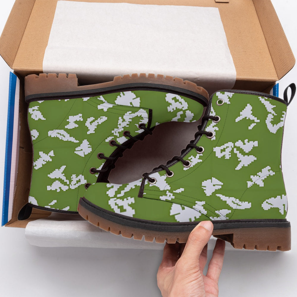 Russian Berezka Camo Men's Martin Short Boots
