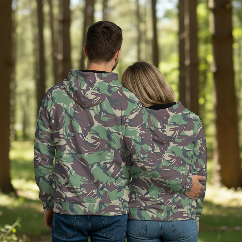 Portuguese Padrão Floresta Camo Men's Thicken Pullover Hoodie