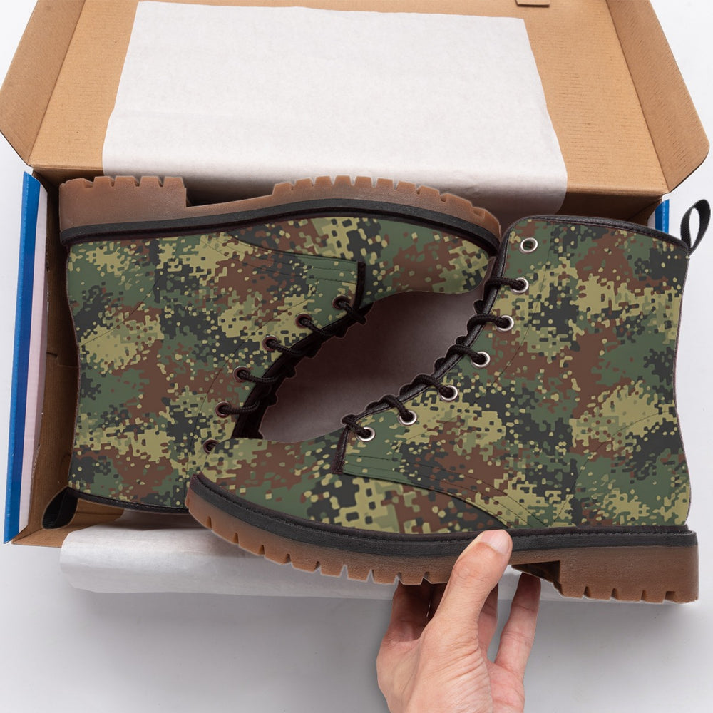 Serbian M-MDU-10 Camo Men's Martin Short Boots