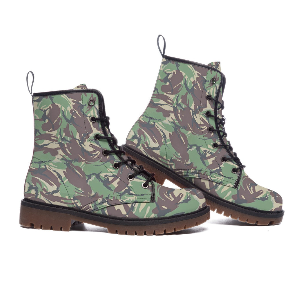 Portuguese Padrão Floresta Camo Men's Martin Short Boots
