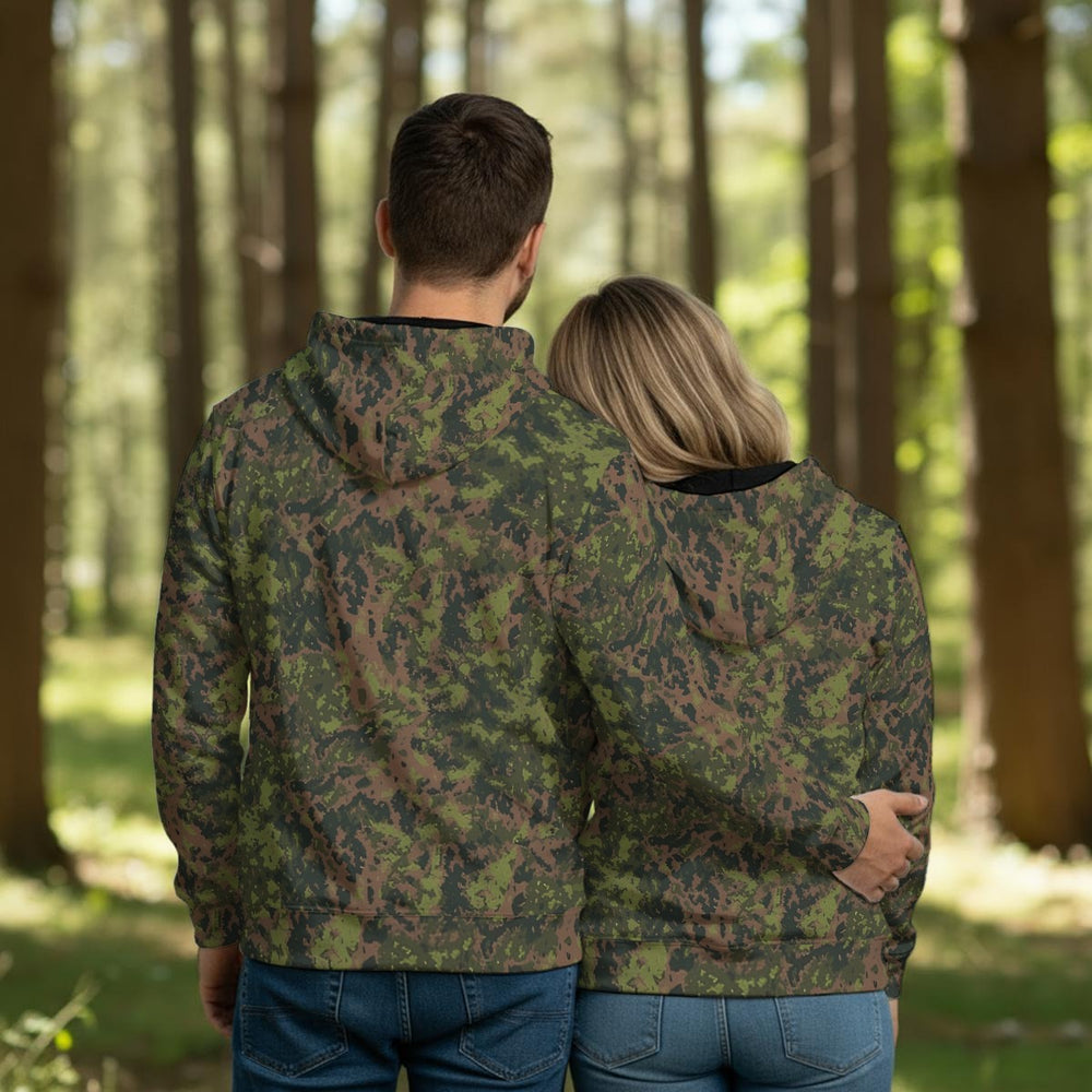 Finnish M05 Woodland/Maastokuvio Men's Thicken Pullover Hoodie