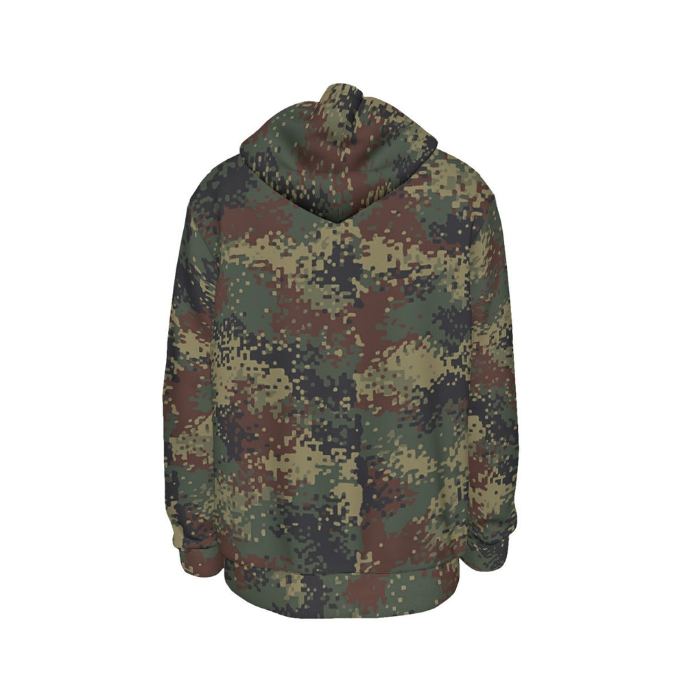 Serbian M-MDU-10 Camo Men's Thicken Pullover Hoodie