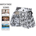 PRESS Camo Women's Sport Skorts Shorts with Pocket by Equippage.com (tennis skirt shorts) - Equippage.com