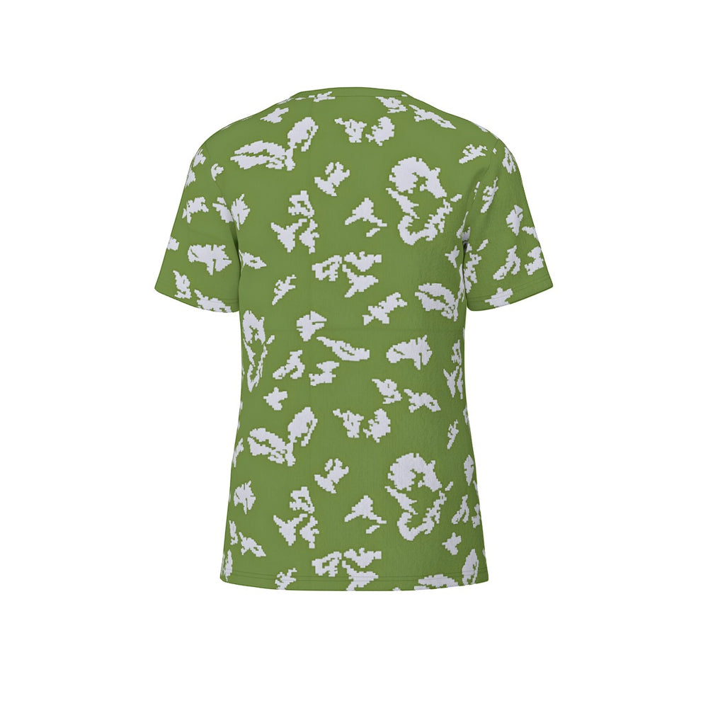 Russian Berezka Camo Men's O-Neck T-Shirt | 190GSM Cotton
