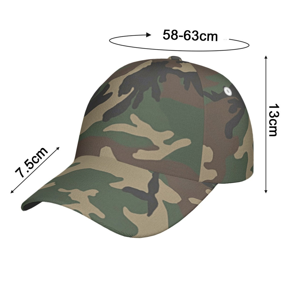 US M81 Woodland Camo Peaked Cap With Box