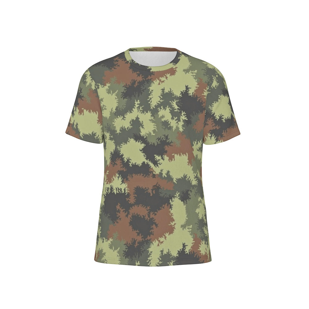 German Sägezahnmuster/Sawtooth Camo Men's O-Neck T-Shirt | 190GSM Cotton
