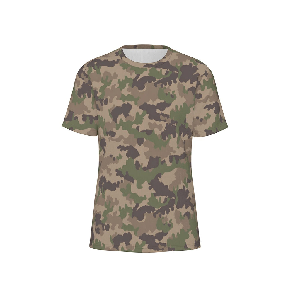 Swiss Taz 90 Multiumfeld Camo Men's O-Neck T-Shirt | 190GSM Cotton - Equippage.com