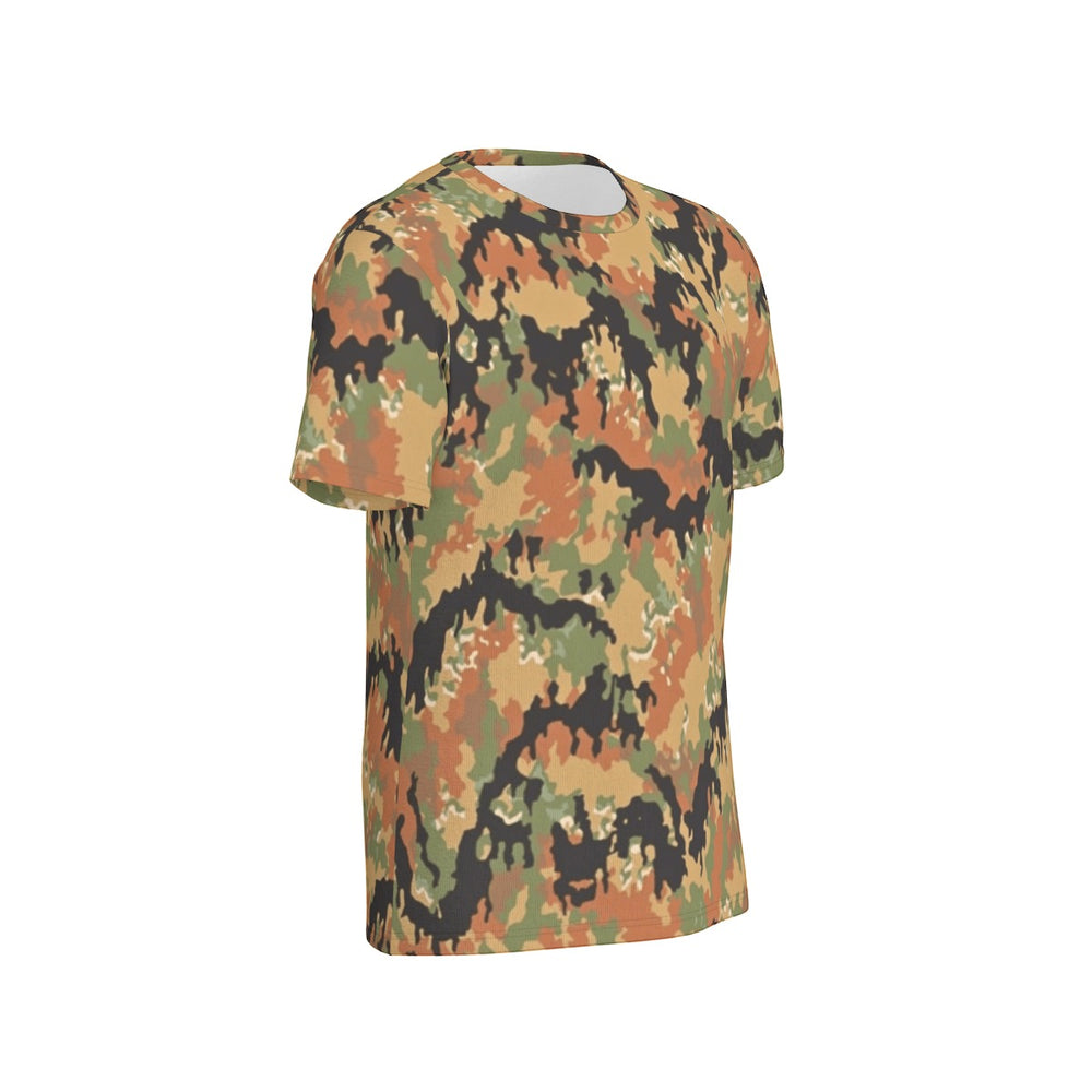 German Leibermuster Camo Men's O-Neck T-Shirt | 190GSM Cotton