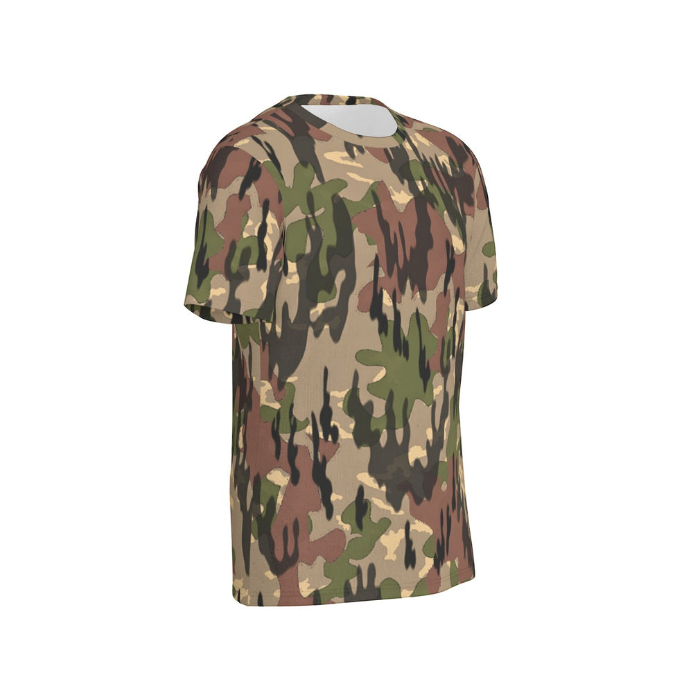Spanish M59 Rocoso Camo Men's O-Neck T-Shirt | 190GSM Cotton