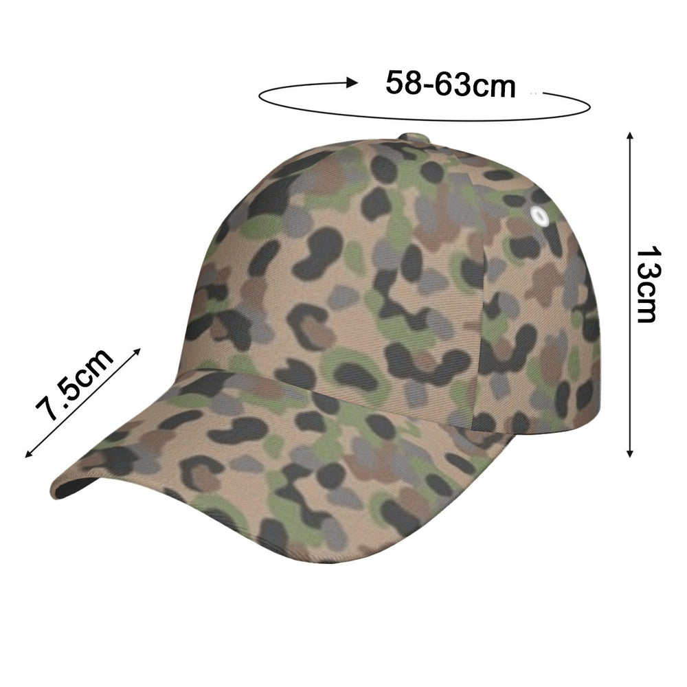 Austrian Pea Dot Camo Peaked Cap With Box - Equippage.com