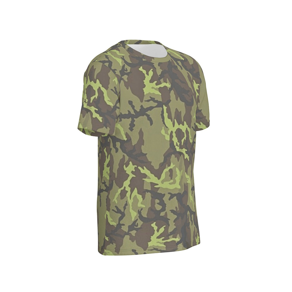 Czech Vz. 95 Leaf Woodland Camo Men's O-Neck T-Shirt | 190GSM Cotton