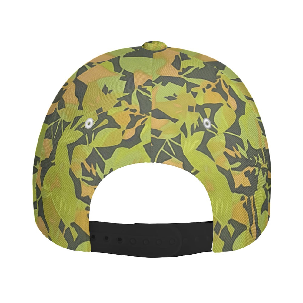 Cuban Elm Leaf Camo All-Over Print Peaked Cap With Box