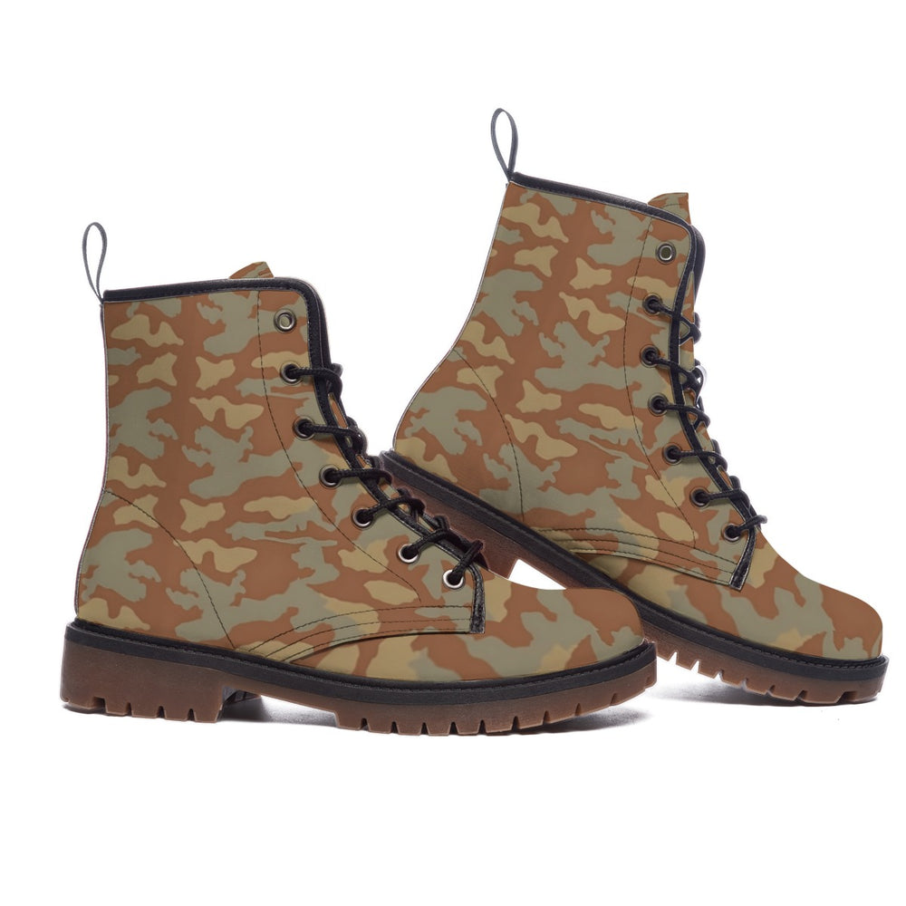 Italian Telo Mimetico Camo Men's Martin Short Boots