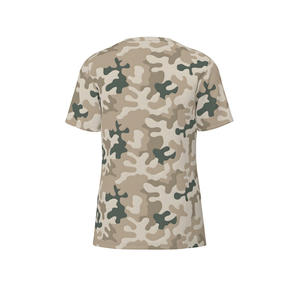 Polish WZ. 2000 Pustynna Camo Men's O-Neck T-Shirt | 190GSM Cotton