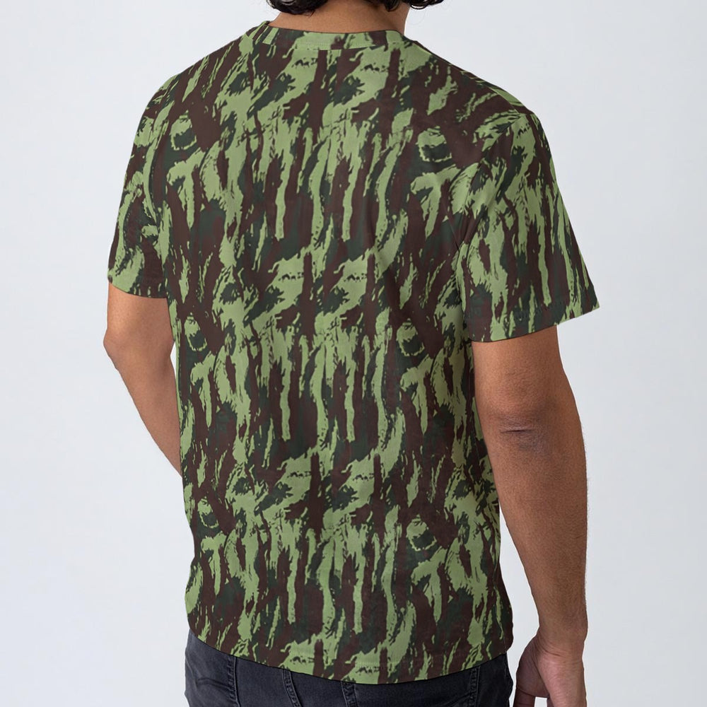 Portuguese M63 Vertical Lizard Camo Men's O-Neck T-Shirt | 190GSM Cotton