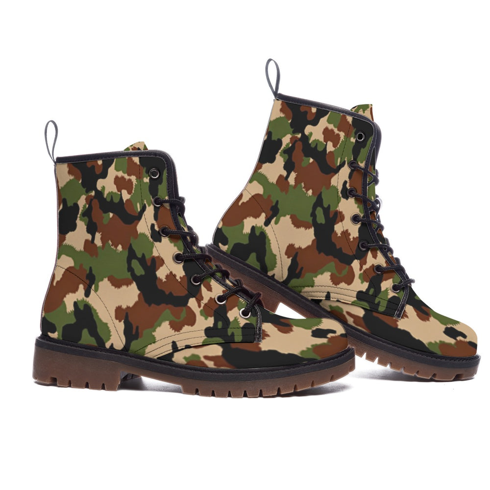 Swiss Taz 90 Woodland Camo Men's Martin Short Boots - Equippage.com