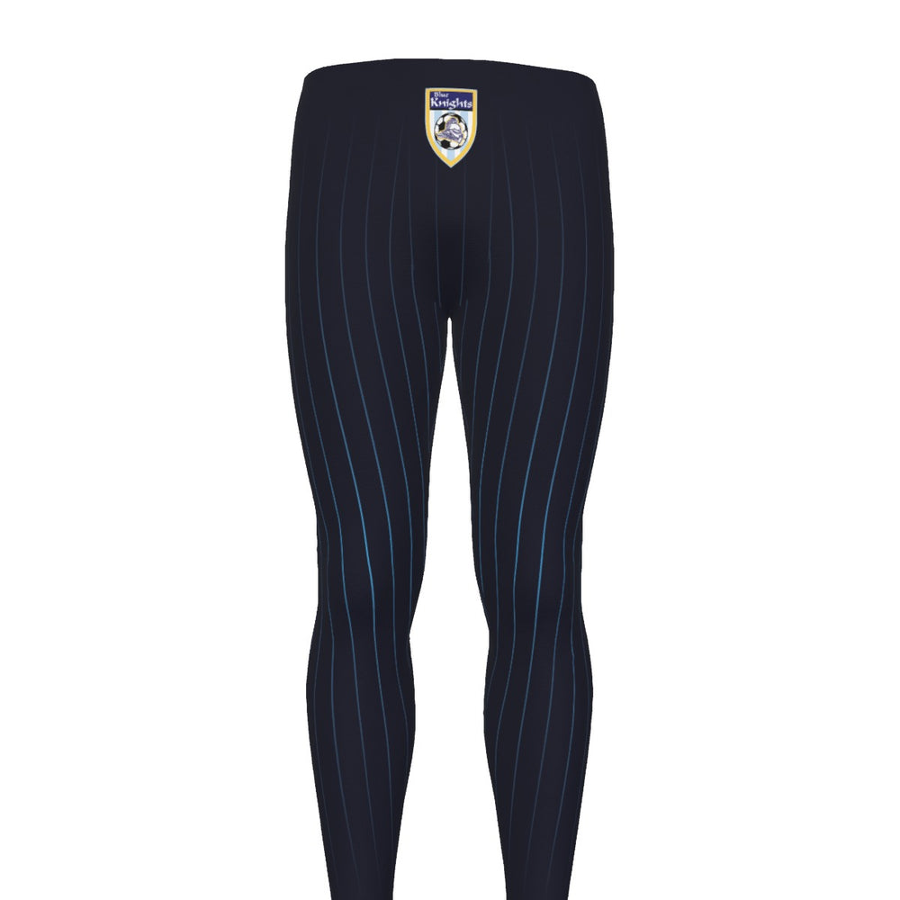 Blue Knight's Soccer Club Men's leggings by Equippage.com