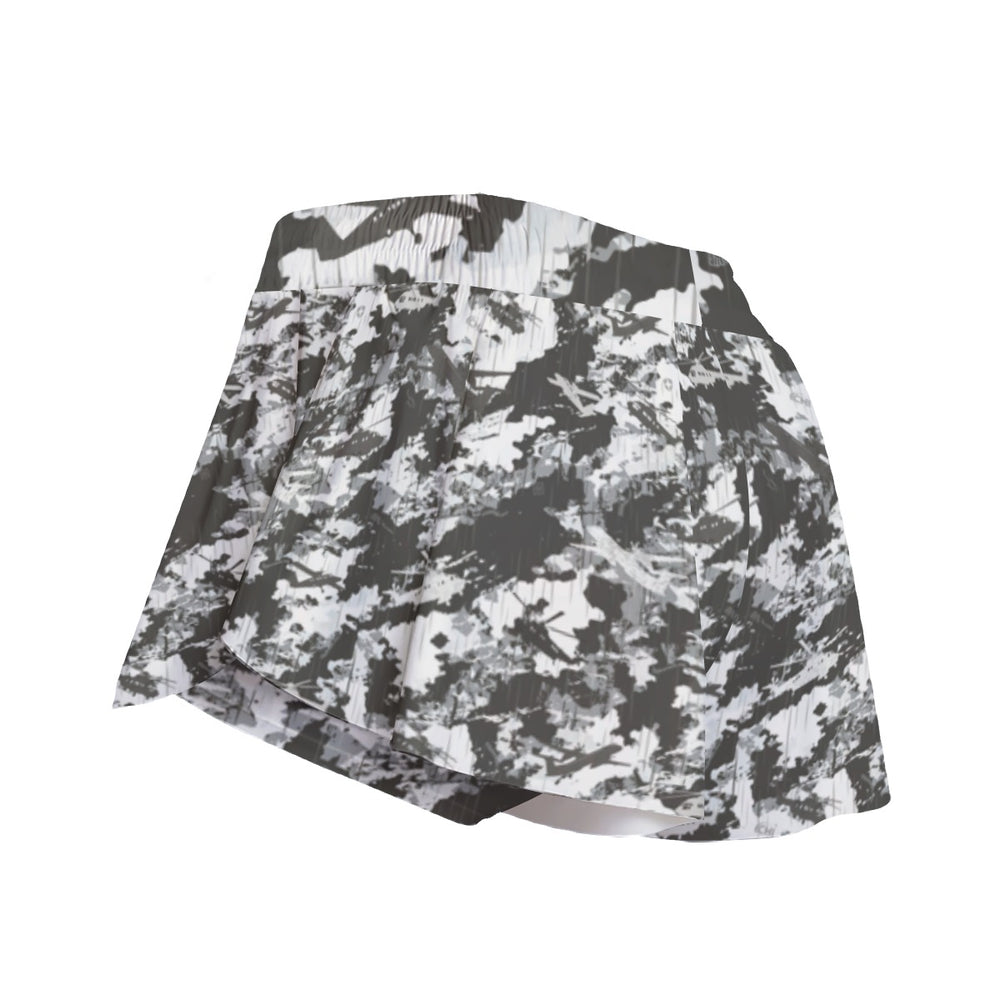 PRESS Camo Women's Sport Skorts Shorts with Pocket by Equippage.com (tennis skirt shorts) - Equippage.com
