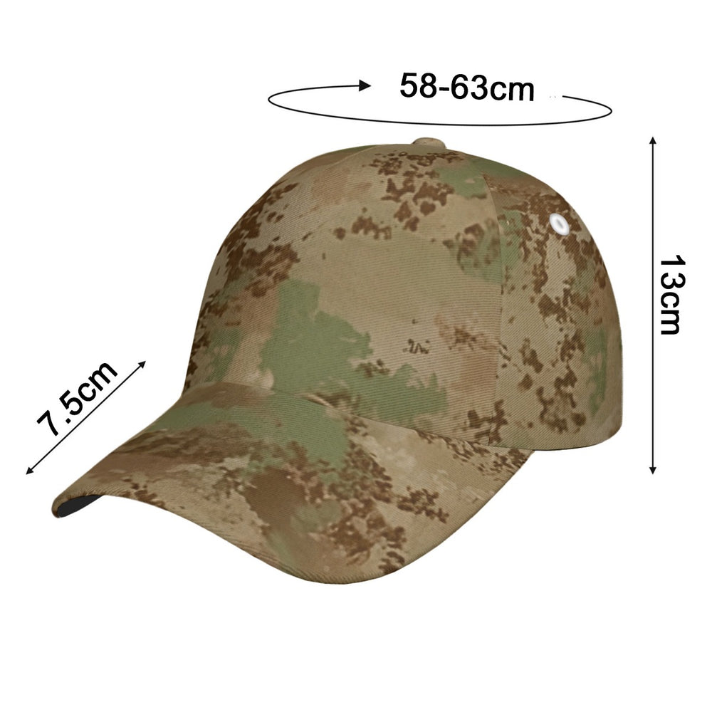 Italian Altimetrico F Camo Peaked Cap With Box
