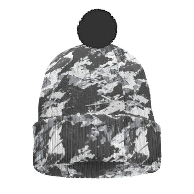 PRESS Camo Knitted Hat with Pom-Pom (toque toboggan) - Equippage.com