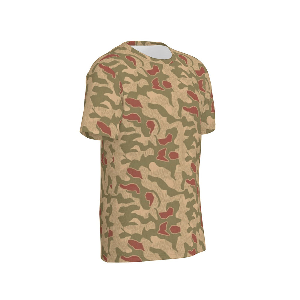 German Sumpfmuster Camo Men's O-Neck T-Shirt | 190GSM Cotton