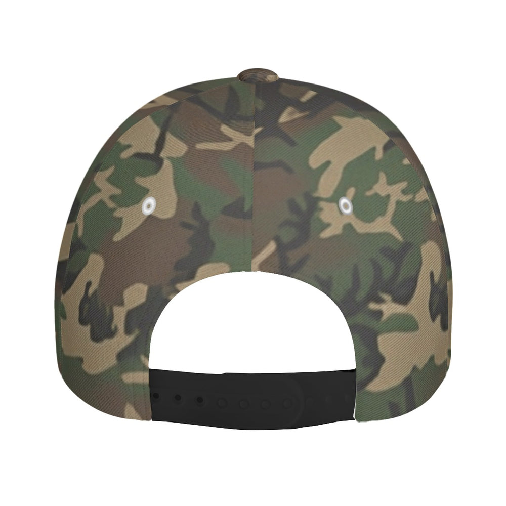 US M81 Woodland All-Over Print Peaked Cap With Box
