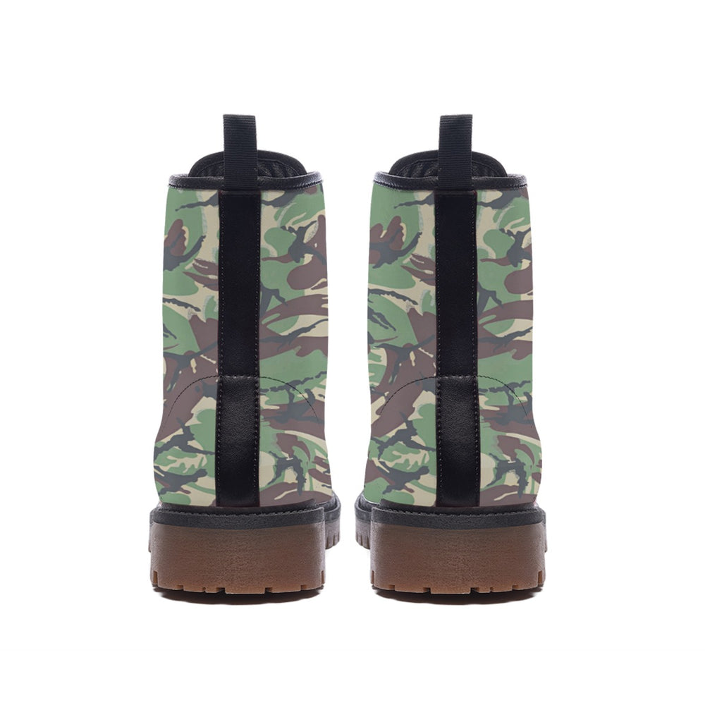 Portuguese Padrão Floresta Camo Men's Martin Short Boots