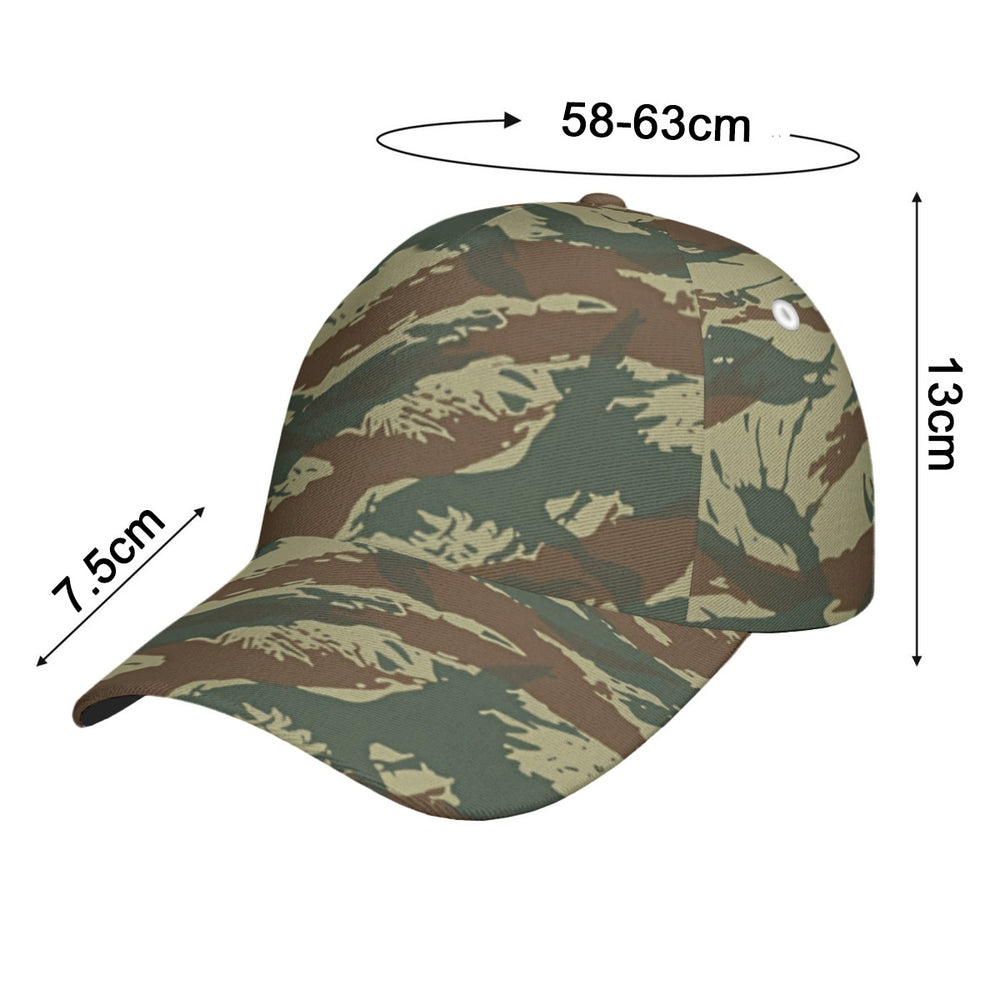 Greek Lizard Camo Peaked Cap With Box