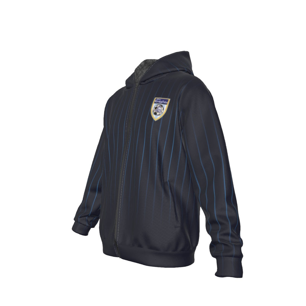 Blue Knights Soccer Club Sherpa Fleece Zip Up Hoodie Futbol Team Gear 2024