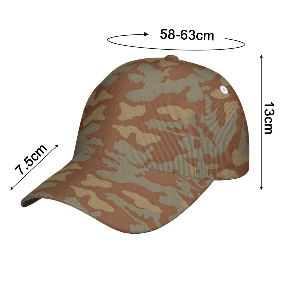 Italian Telo Mimetico Camo Peaked Cap With Box