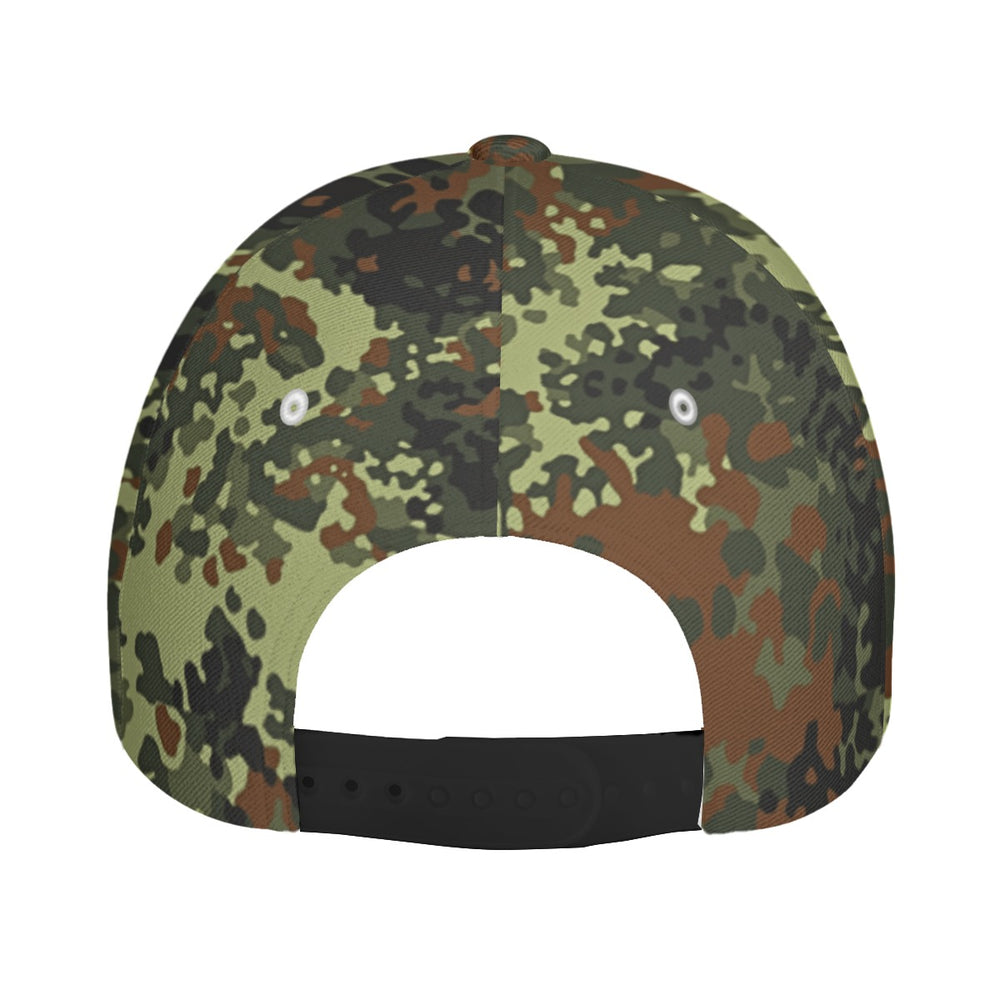 German Flecktarn Camo Peaked Cap With Box