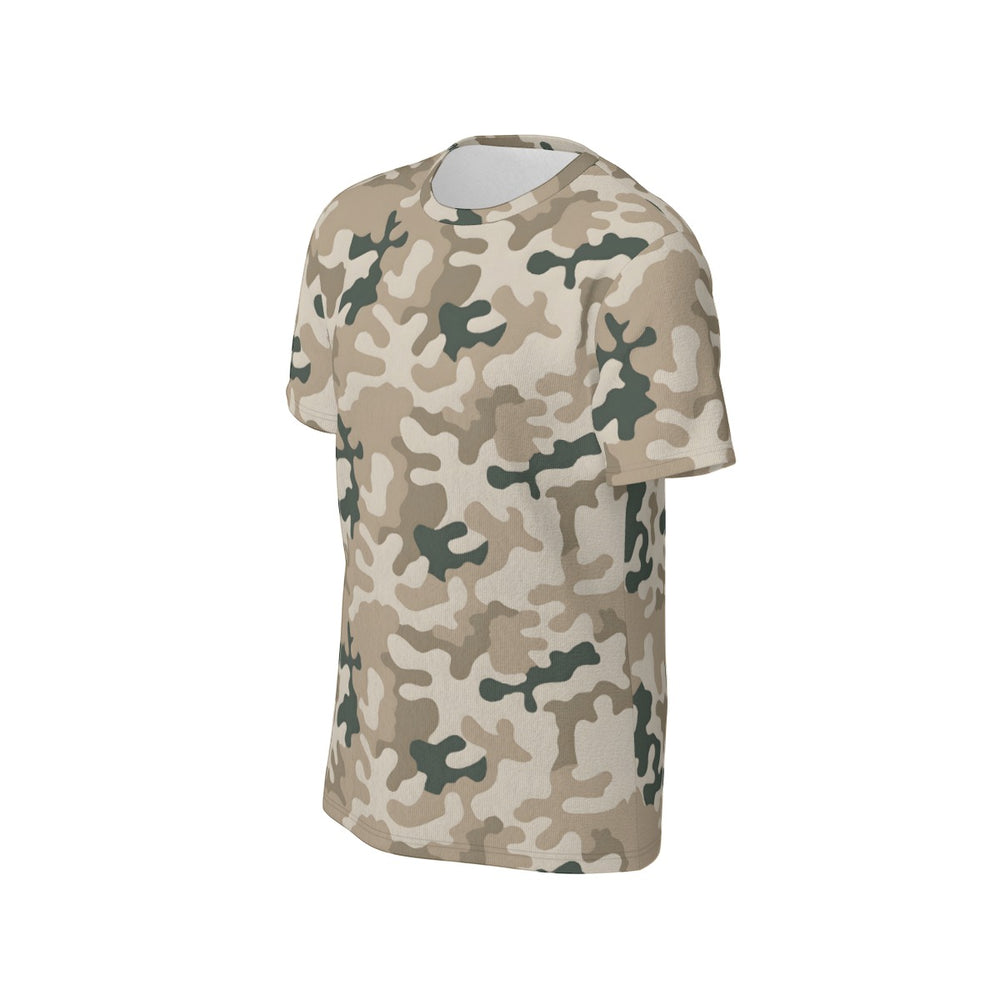 Polish WZ. 2000 Pustynna Camo Men's O-Neck T-Shirt | 190GSM Cotton