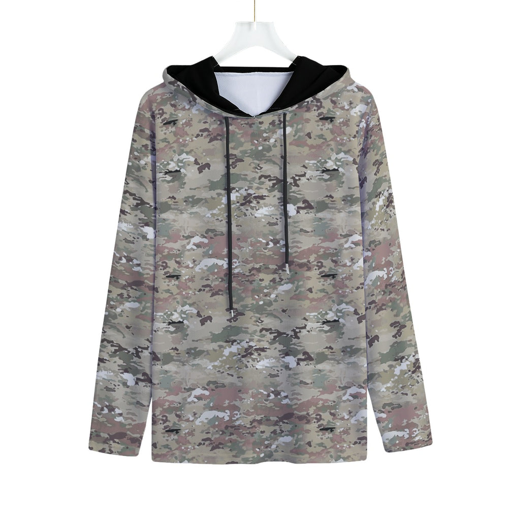 All-Over Print Men's Long Sleeve Pullover Hoodie