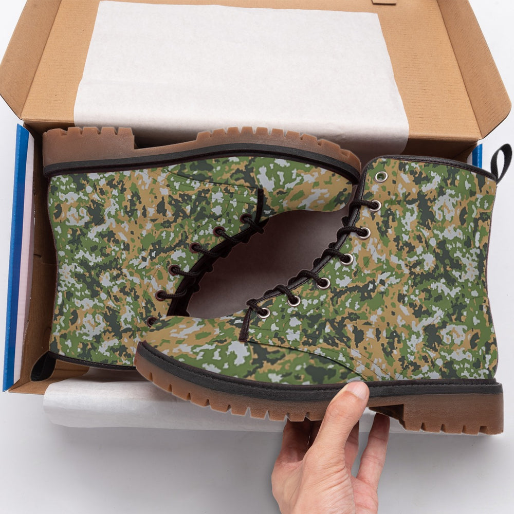 Finnish M05 Frost/Pakkaskuvio Camo Men's Martin Short Boots