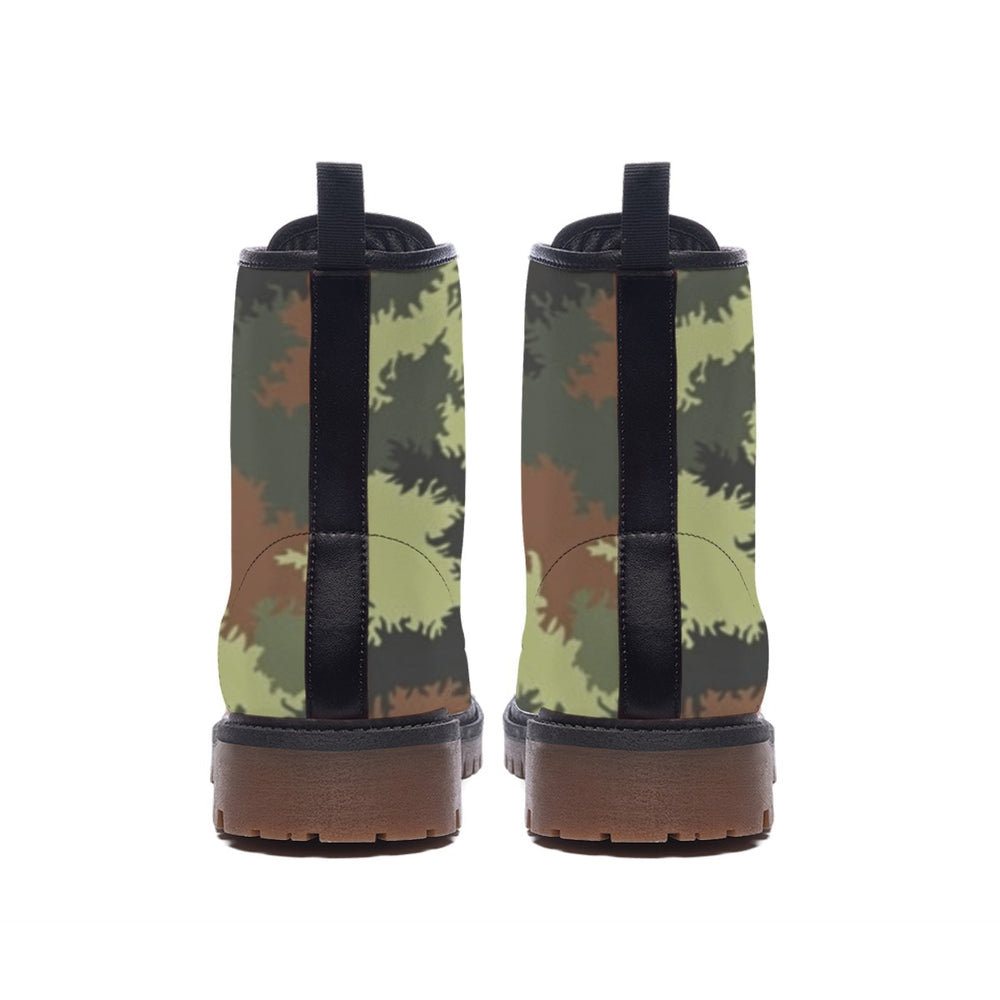 German Sägezahnmuster/Sawtooth Camo Men's Martin Short Boots