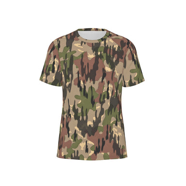 Spanish M59 Rocoso Camo Men's O-Neck T-Shirt | 190GSM Cotton - Equippage.com