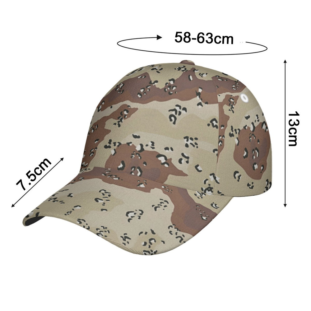Chocolate Chip Desert Camo All-Over Print Peaked Cap With Box
