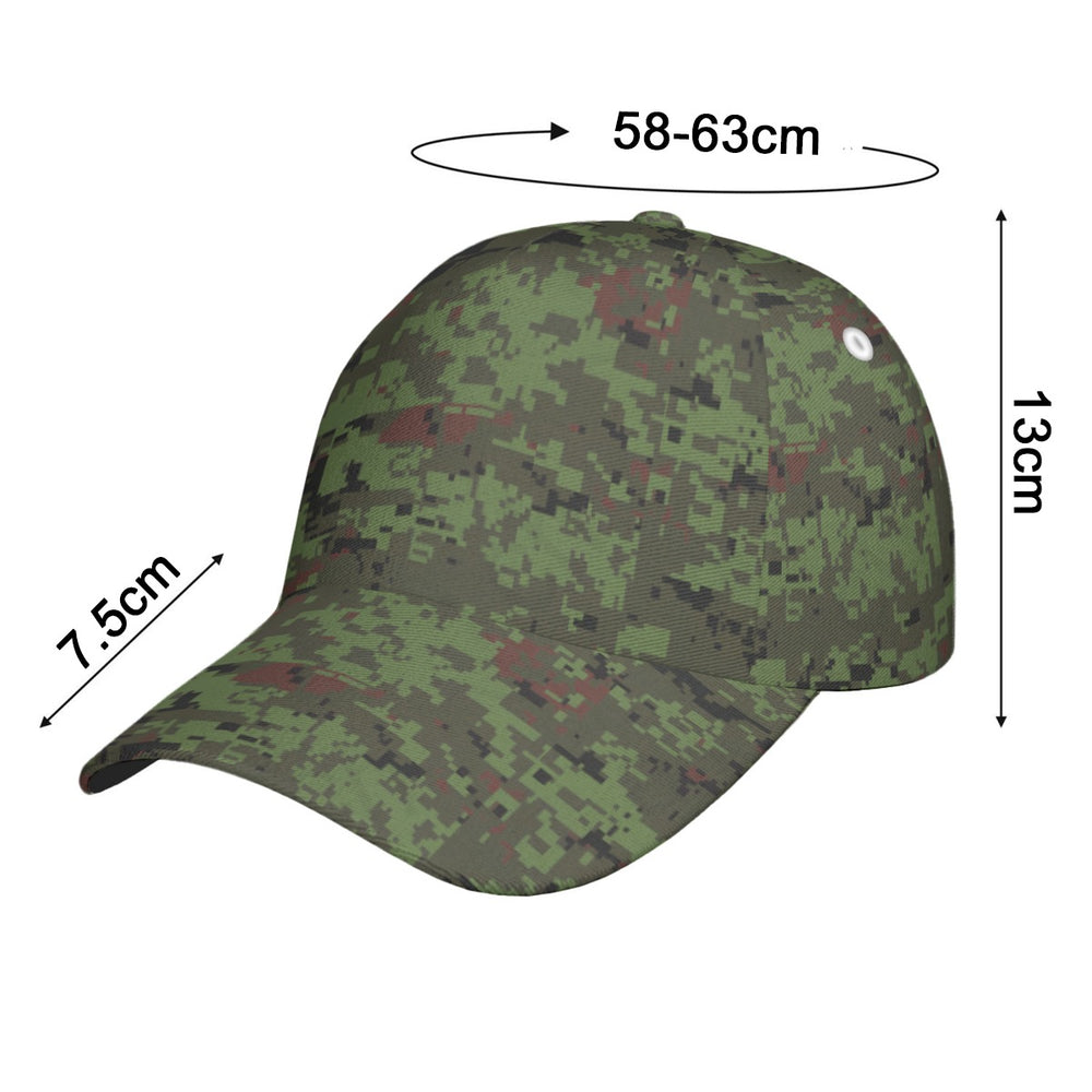 Estonian ESTDCU-M06 Woodland Camo Peaked Cap With Box