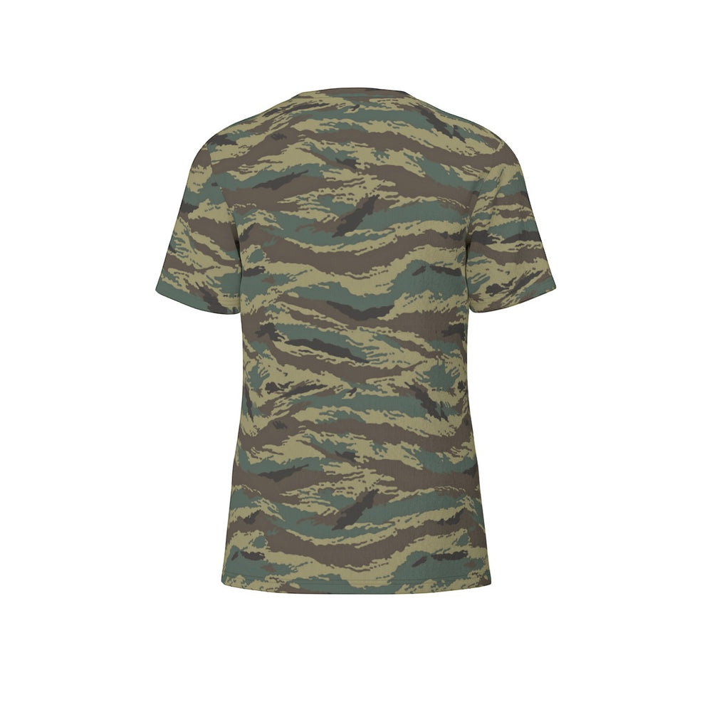 Russian Tiger Stripe Camo Men's O-Neck T-Shirt | 190GSM Cotton