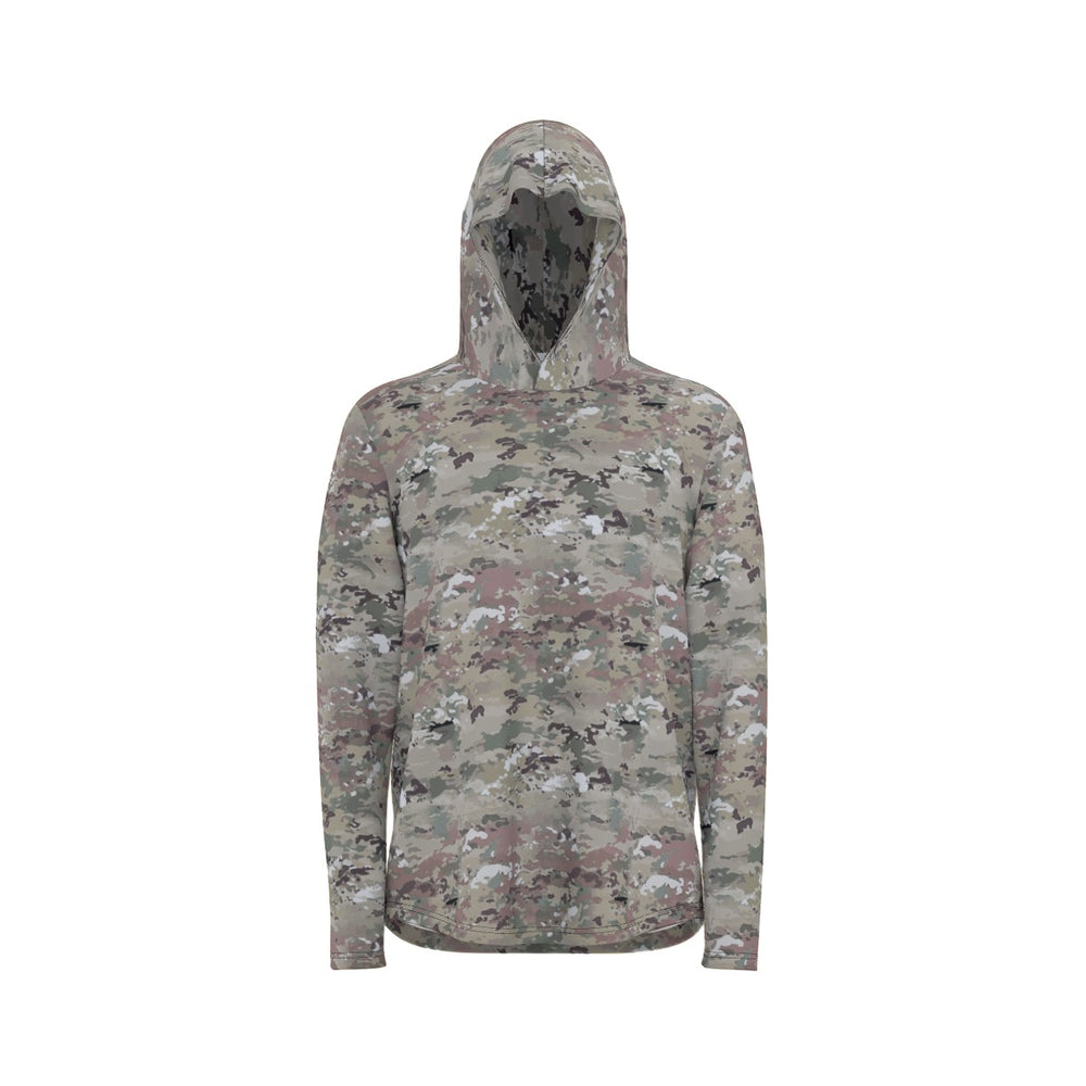 All-Over Print Men's Sunscreen Sports Hoodie in Scorpion with Thumb Holes by Equippage.com