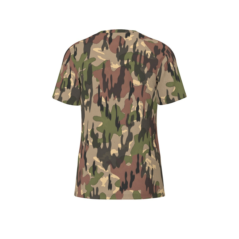 Spanish M59 Rocoso Camo Men's O-Neck T-Shirt | 190GSM Cotton