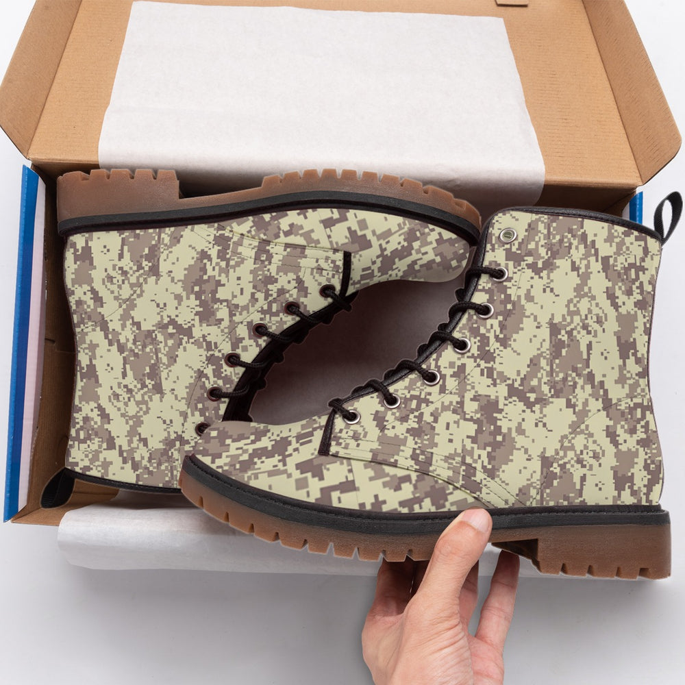 Estonian ESTDCU-M06 Desert Camo Men's Martin Short Boots