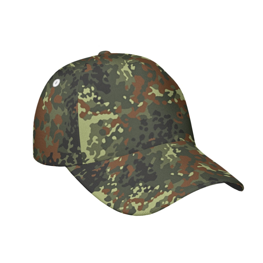German Flecktarn Camo Peaked Cap With Box